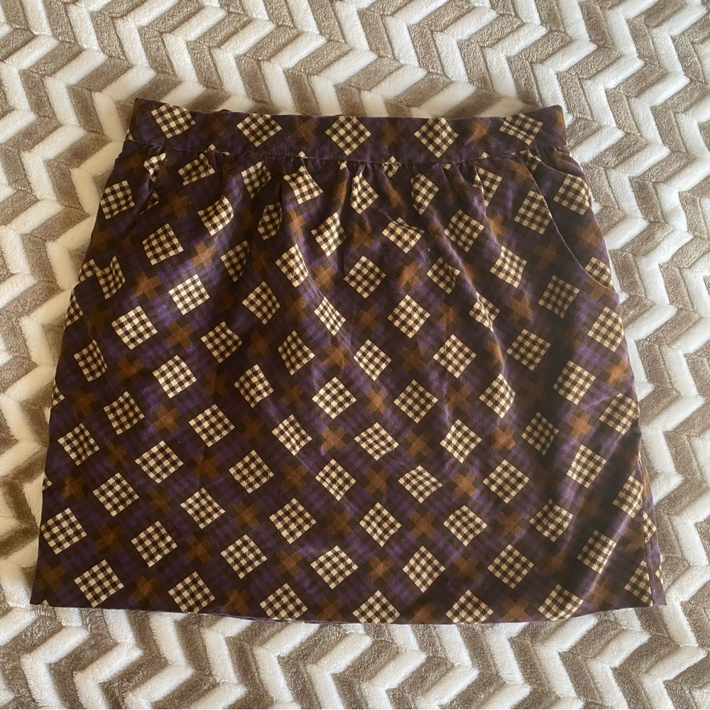 D&G Dolce Gabbana Cotton Velvet Skirt size 42It(S) - Picture 2 of 8